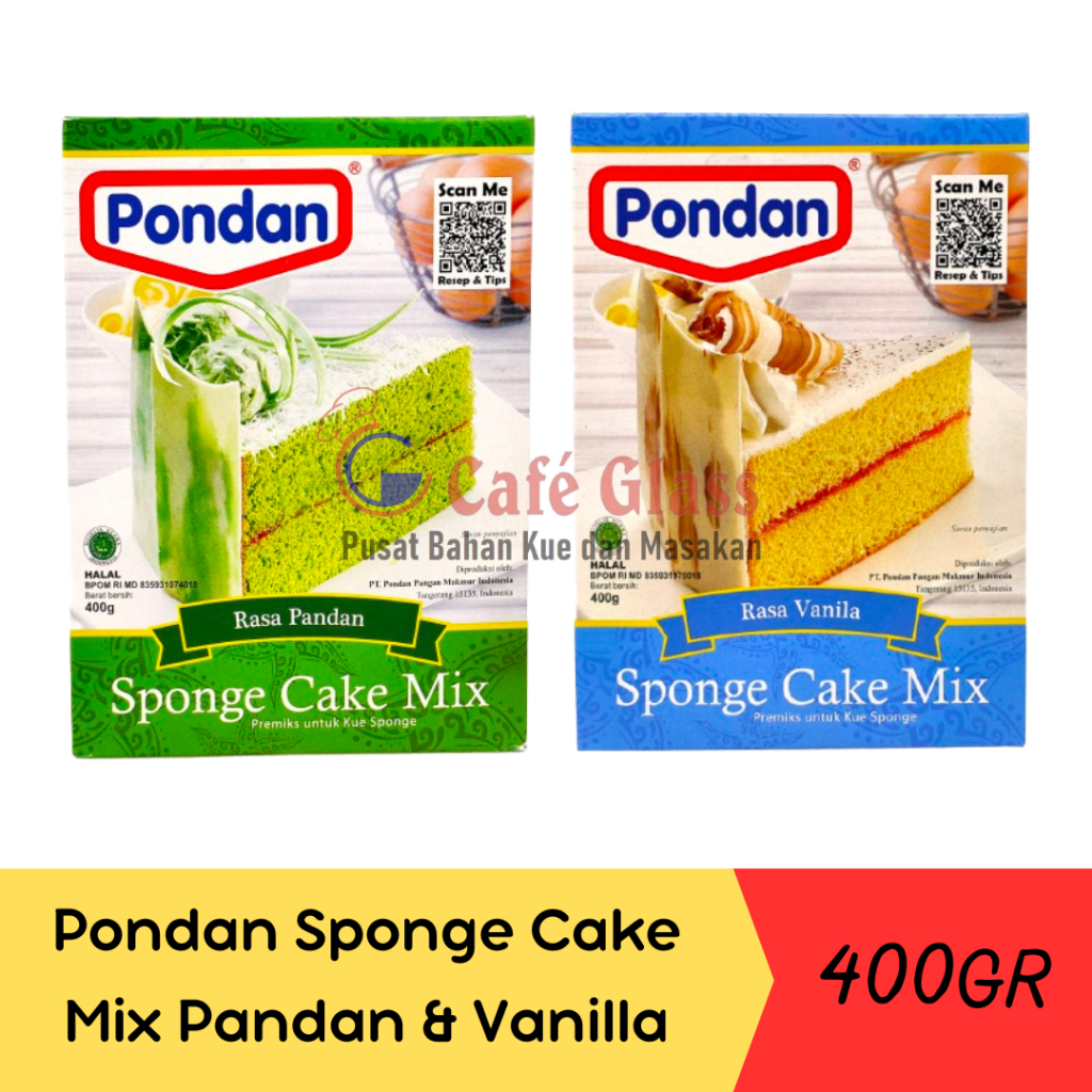 

Pondan Sponge Cake Mix 400Gr