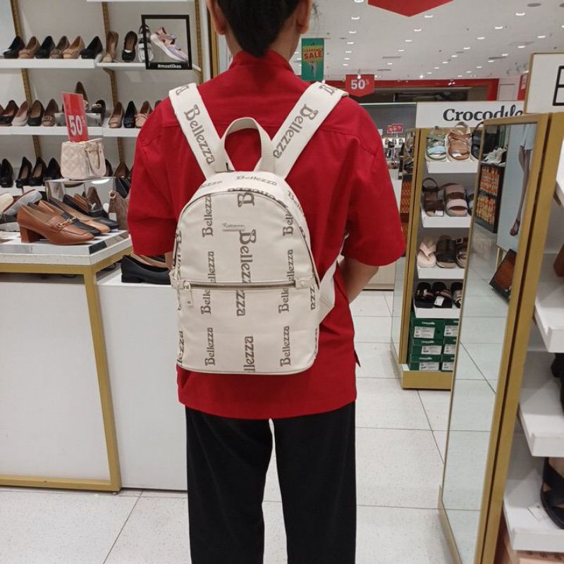 Bellezza Cz253 Tas Ransel Wanita Backpack Parasut Nylon Produk Terbaru Original Depstore Mall Ringan