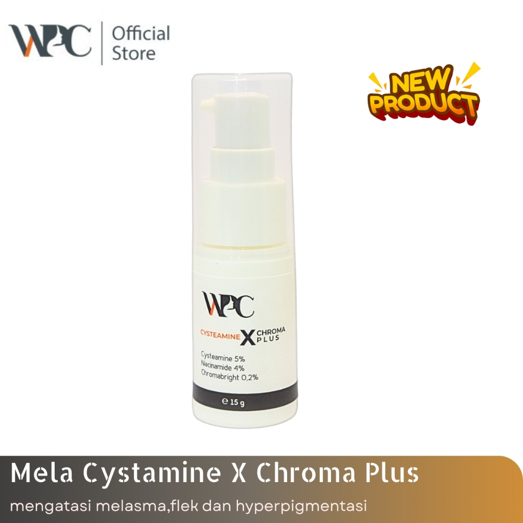 Mela Cystamine X Chroma Plus - cream mengatasi melasma dan flek