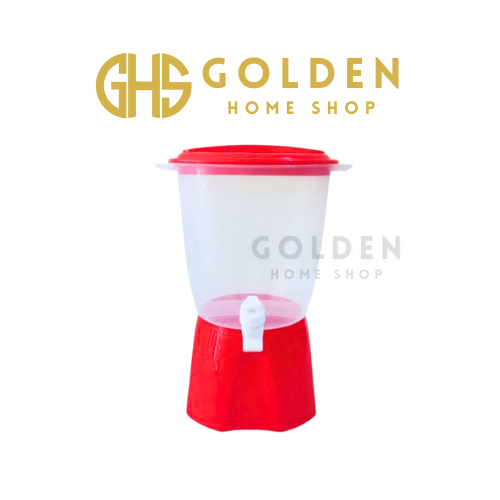 GHS - Dispenser Plastik Air Minum Dengan Kran 4 Liter MPW Tempat Teh Poci Minuman