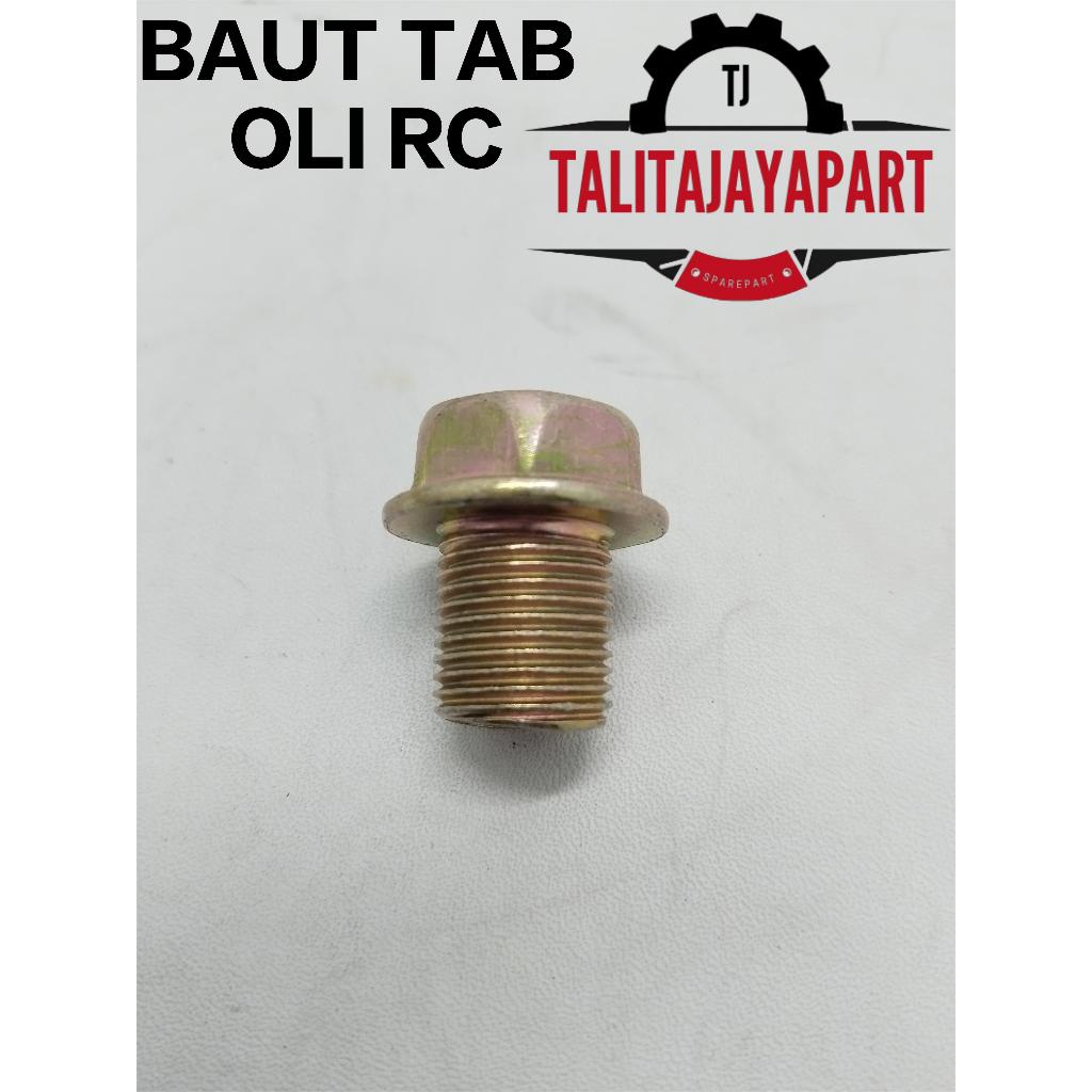 Baut Tab Oli Rc 100 k19 Halus Baut Tab Tutup Oli Pembuangan Mesin Bawah Suzuki Rc 100 K19 Drat Halus