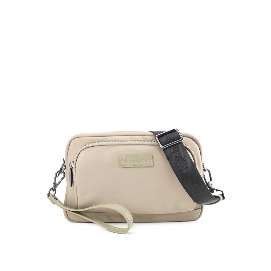 Hush Puppies Tas Pria Toby Clutch/Messenger Bag Light Khaki