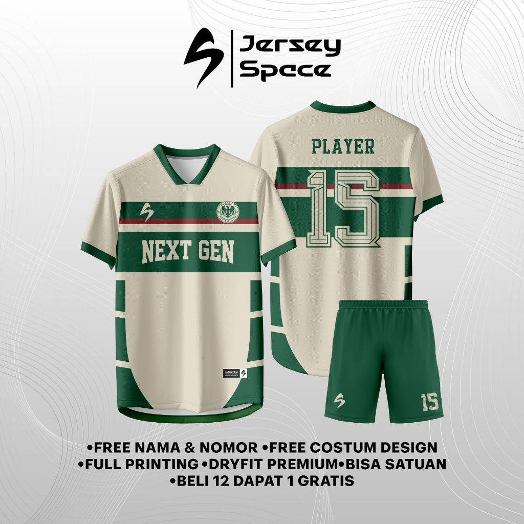 JS51 - JERSEY CUSTOM FUTSAL SEPAKBOLA VOLI FREE DESIGN LOGO SPONSOR