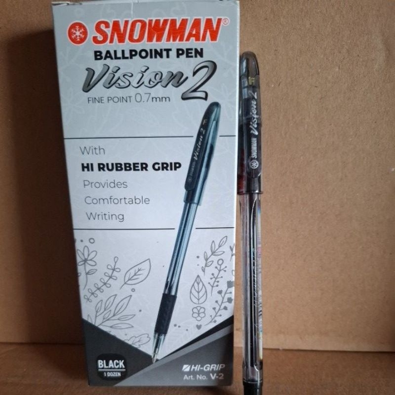 

pen snowman V2 0.7mm tinta hitam (1pcs)