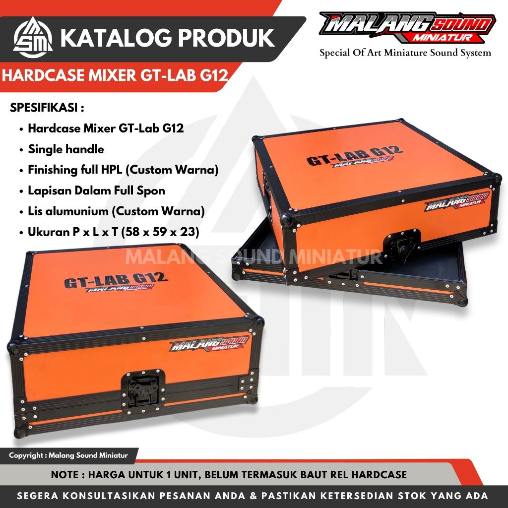 HARDCASE MIXER GT-LAB G12