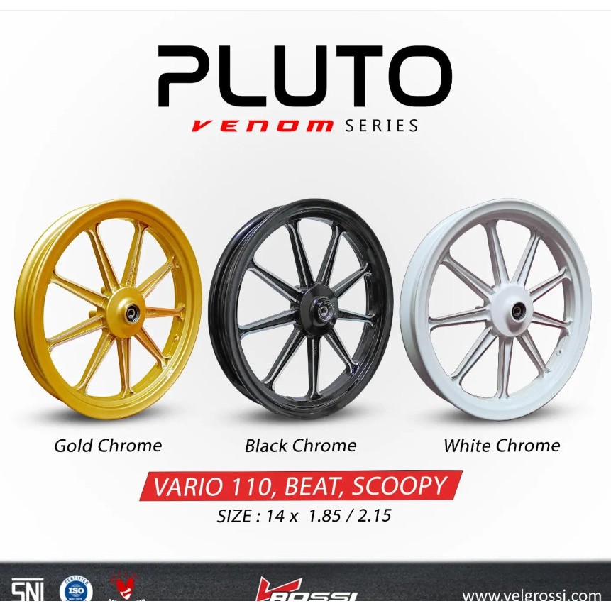 Velg VROSSI VENOM PLUTO PALANG 8 Beat Scoopy Vario 110