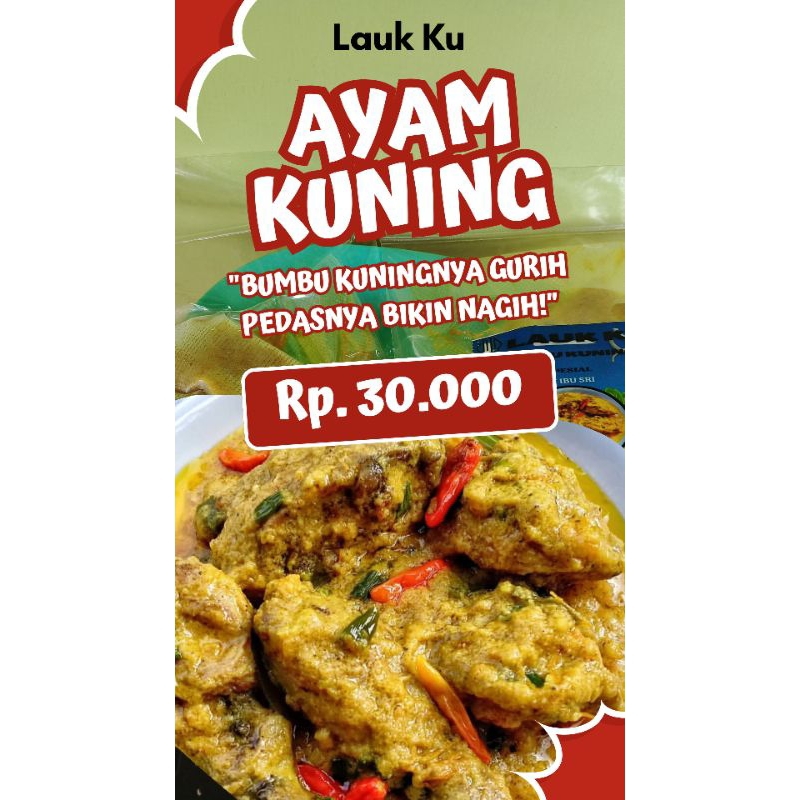 

Ayam masak kuning dengan rasa yang gurih pedas dan nikmat praktis