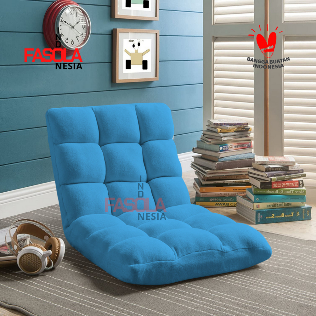 Kursi Lesehan Lantai Tatami Reclining 40 Lazysofa Lipat Sandaran Murah Viral