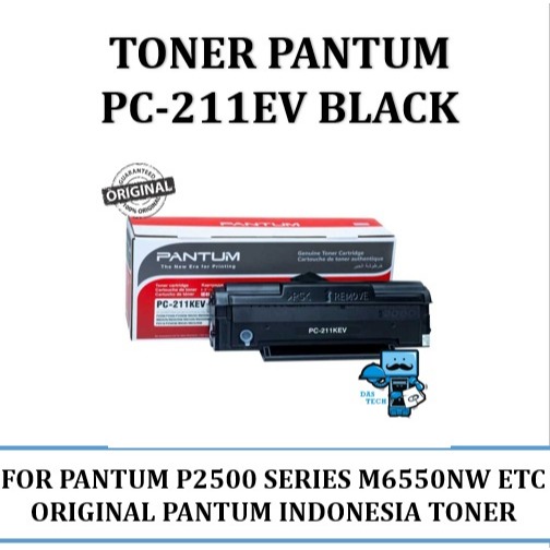 Toner Cartridge PANTUM PC-211EV For P2500 Series, M6550NW & M6600NW