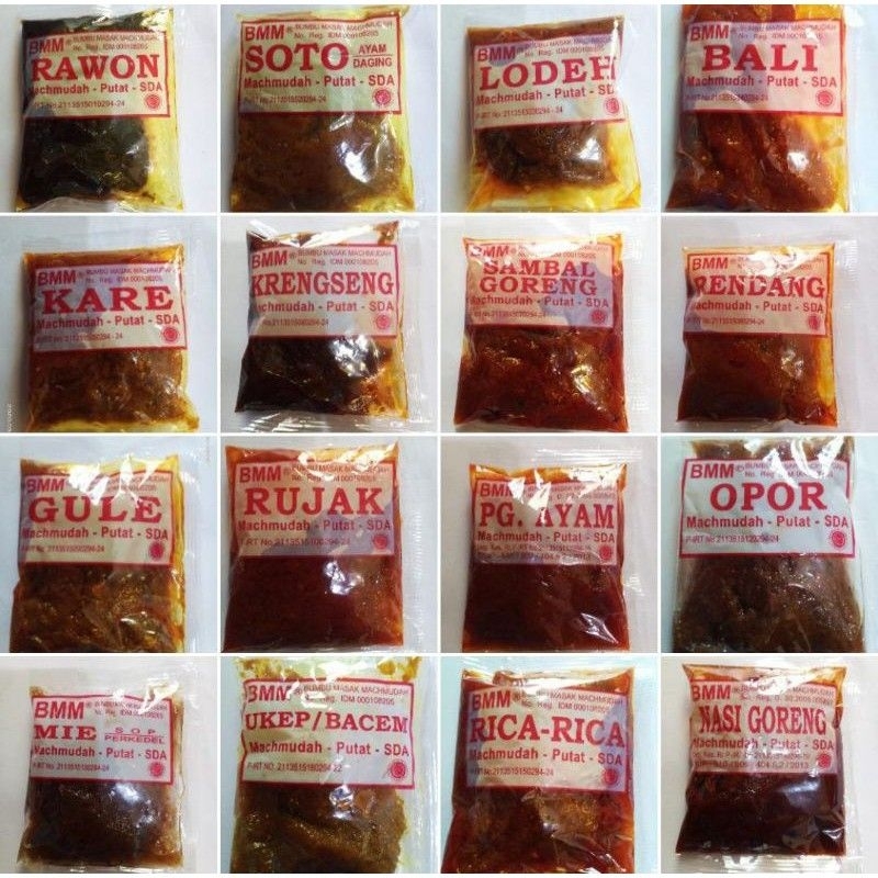 

Bumbu Masak Machmudah BMM Praktis 1 pak