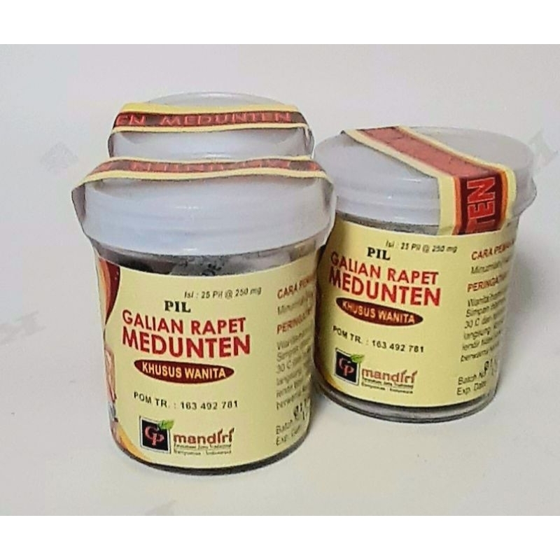 

JAMU GALIAN RAPET PIL MEDUNTEN ISI 25 PILL.