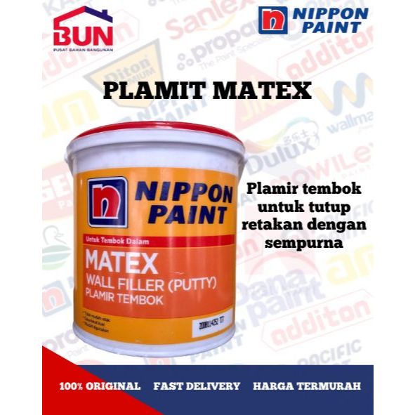 PLAMIR MATEX 20 KG PLAMIR TEMBOK DEMPUL TEMBOK UNTUK TUTUP RETAKAN 20 KG