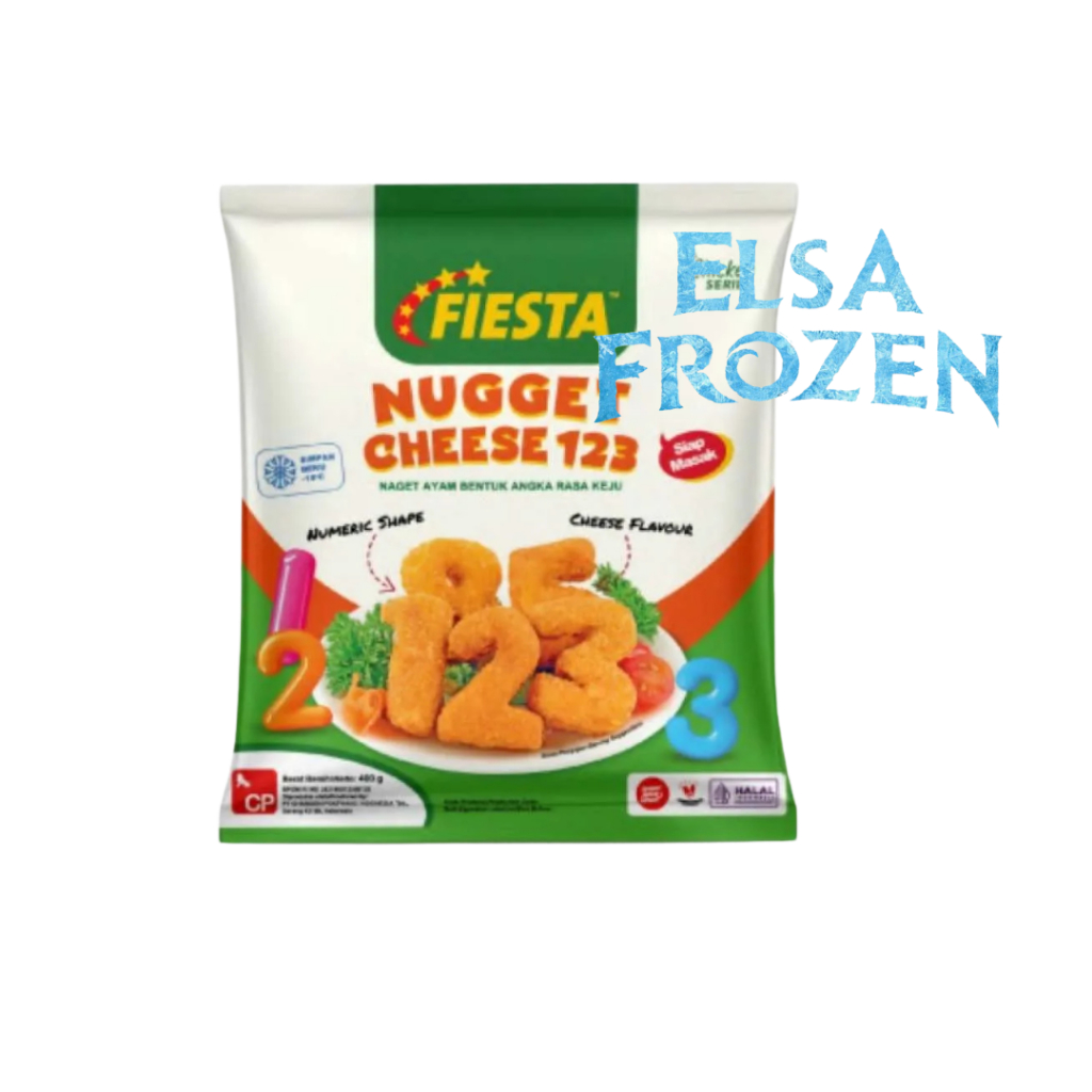 

FIESTA CHICKEN NUGGET CHEESE 123 400GR / NAGET KEJU