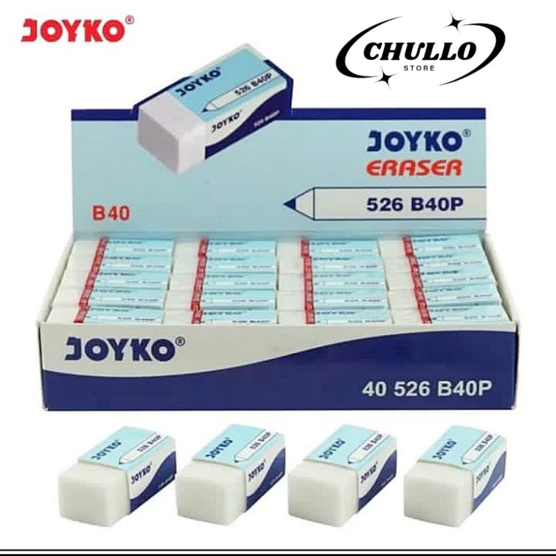 

Eraser Penghapus pensil JOYKO Putih (isi 40 pcs )
