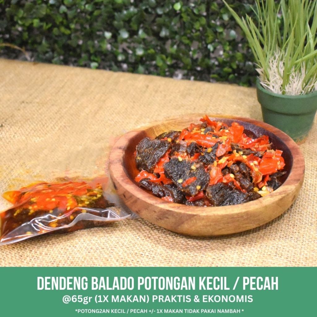 

Dendeng Balado Pecah / Potongan Kecil ( 65 gr )