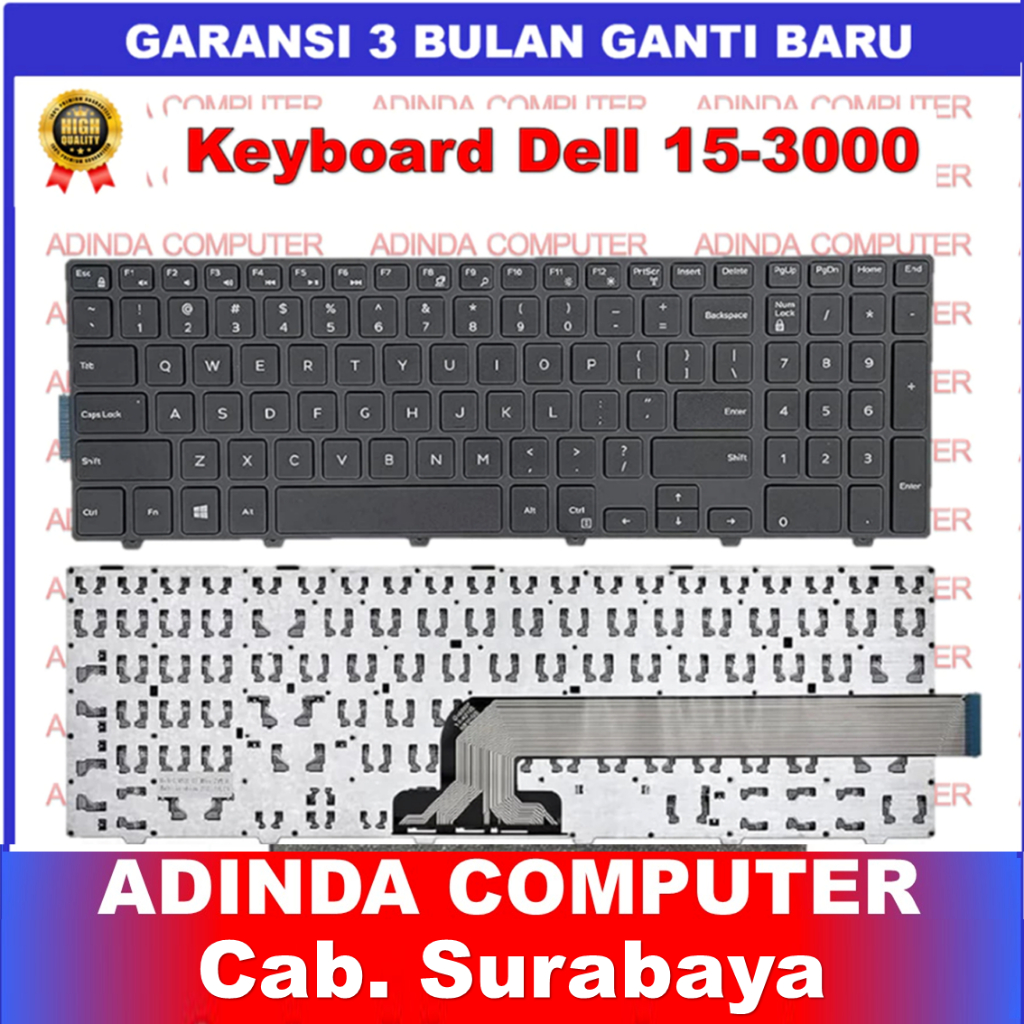 Keyboard Dell 15-3000 5545 5547 15-5000 15-7000 P26E P39F P40F P63F