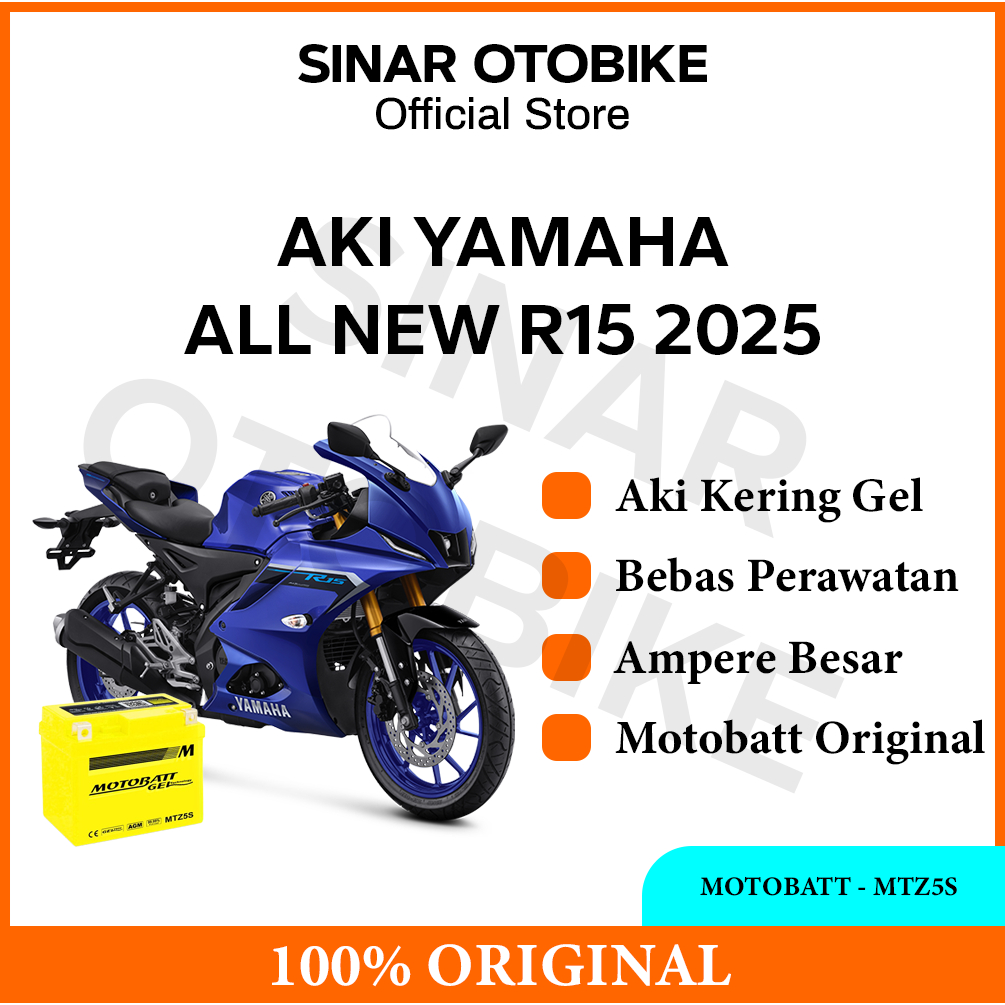 AKI R15 2025 MOTOBATT - MTZ5S