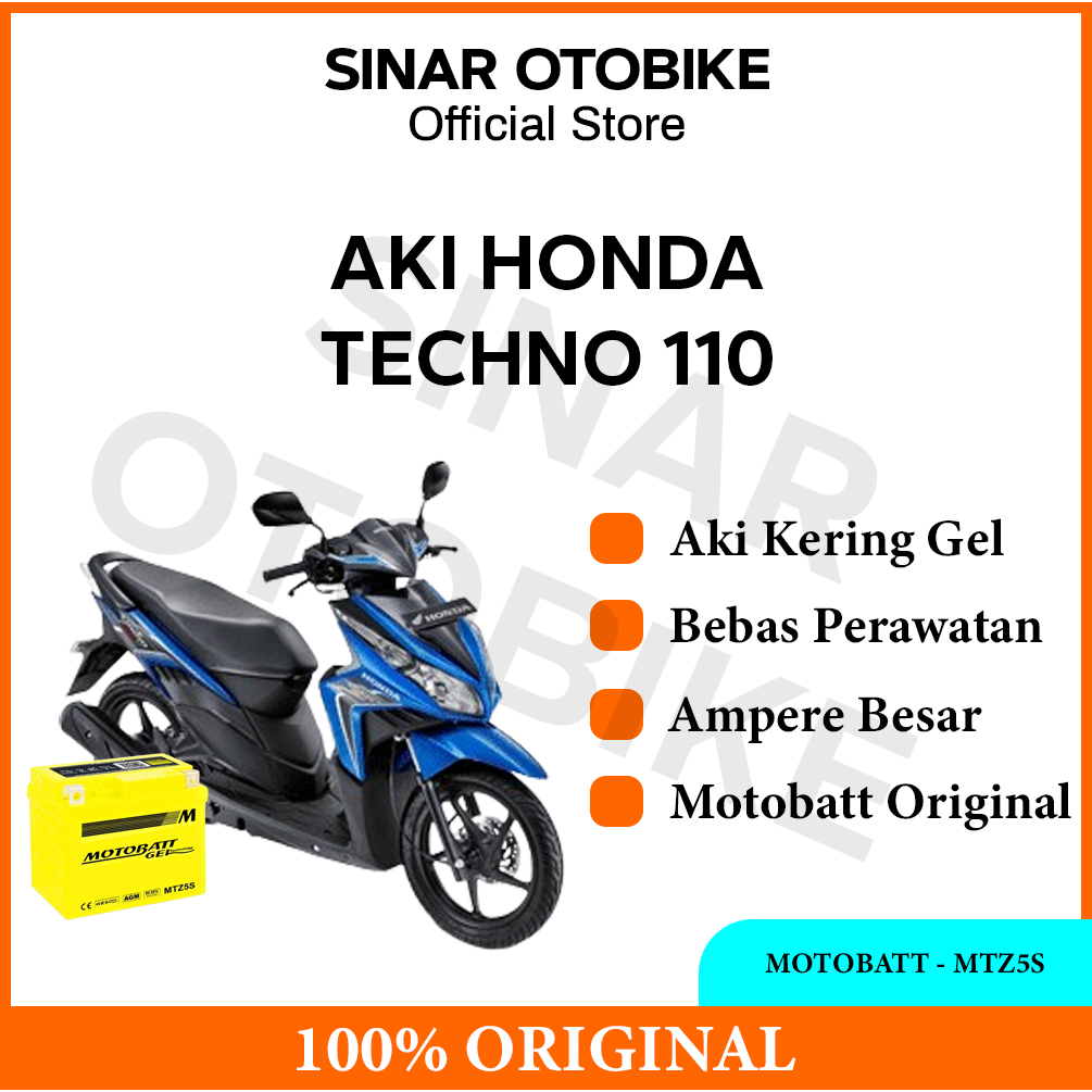 AKI VARIO TECHNO 110 MOTOBATT - MTZ5S