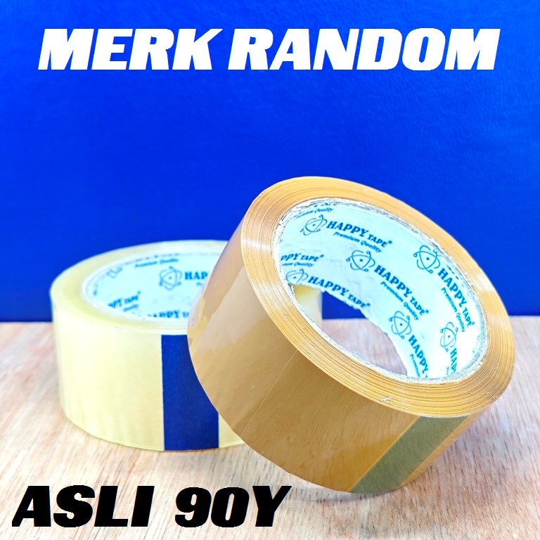 

TER MURAH LAKBAN BESAR90 YARD 90Y COKLAT BENING TRANSPARAN PUTIH 2INCH putren motor putrenmotor harga kulakan