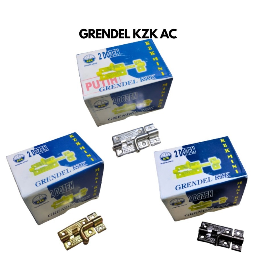 Slot Mini Kecil 2" Inch Grendel KZK 2" Inci Grendel Pintu Lemari Pintu Kandang Slot Kunci Pintu Loke