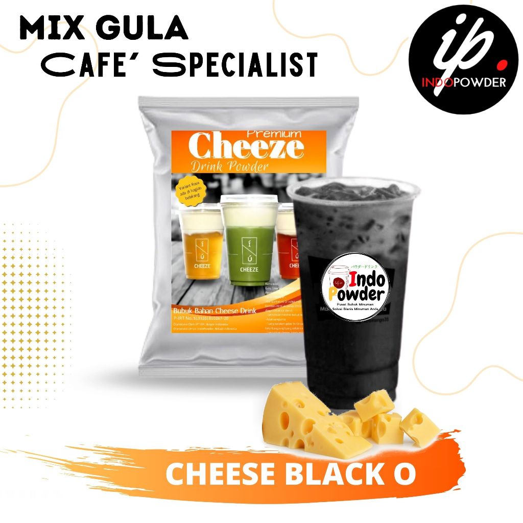 

IP Bogor - Bubuk Minuman Rasa CHEESE BLACK O 1Kg Untuk Cafe, Waralaba dan Resto