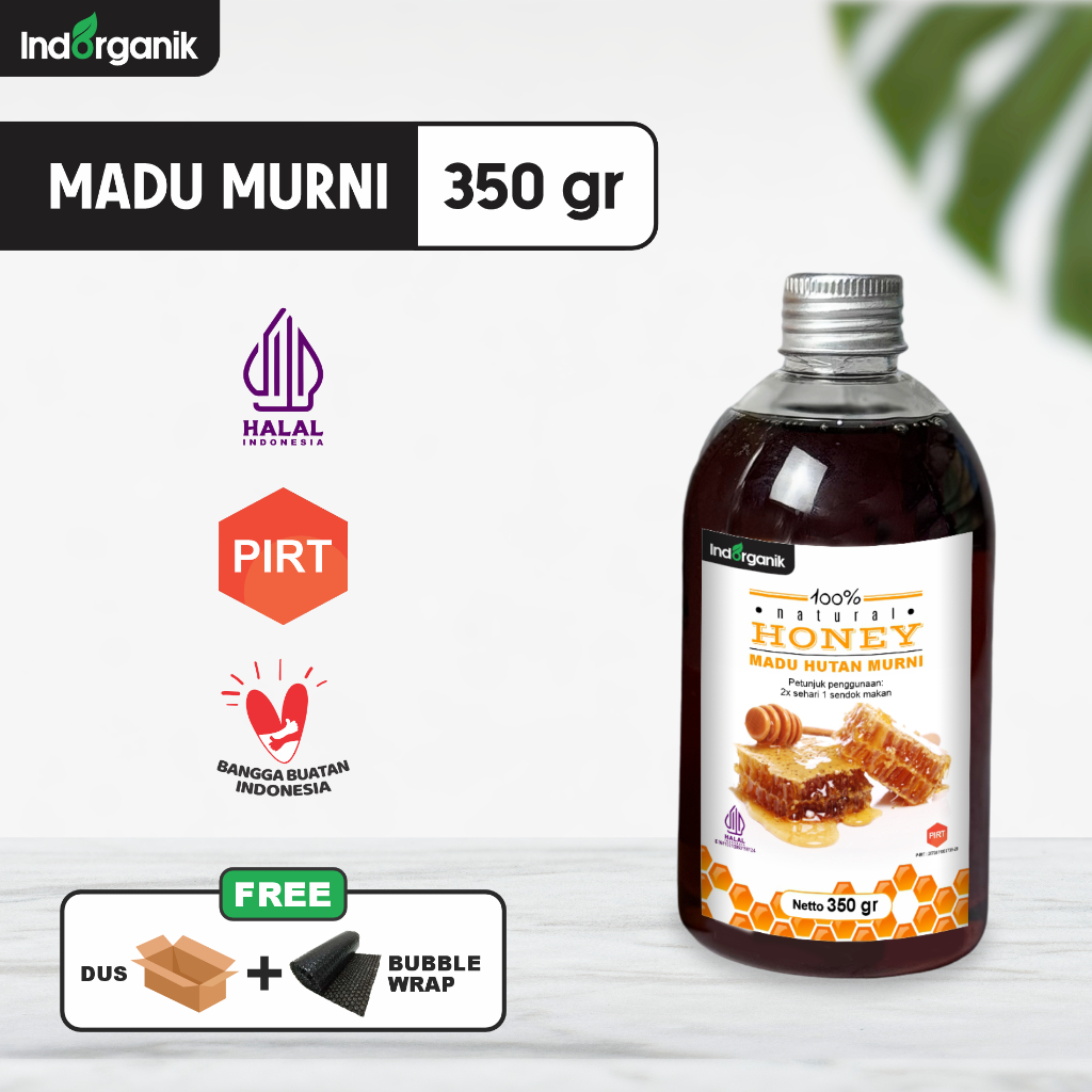 

Indorganik Madu Hutan Murni 350 Gram