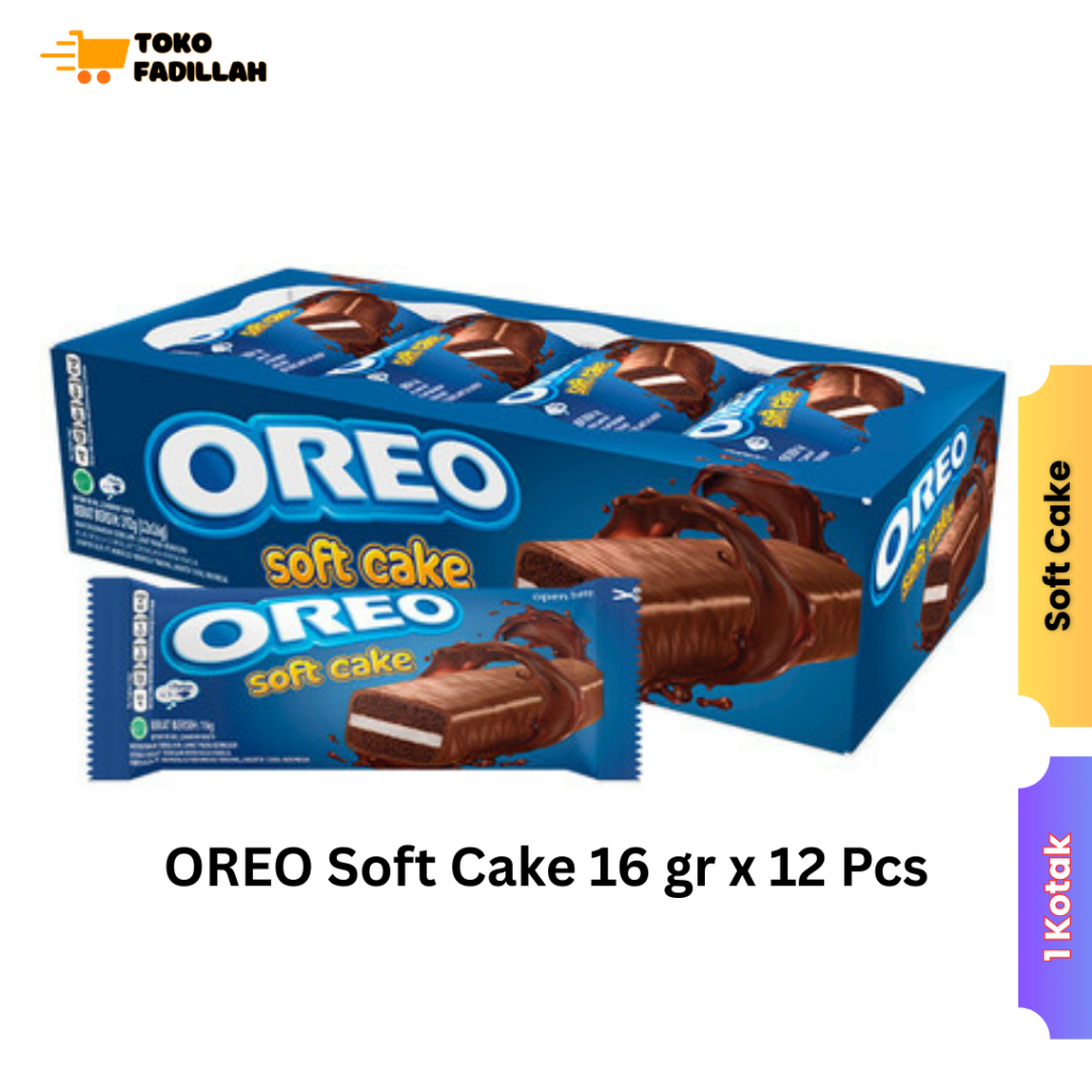 

Oreo Soft Cake Bolu Coklat [1 Box Isi 12 pcs]