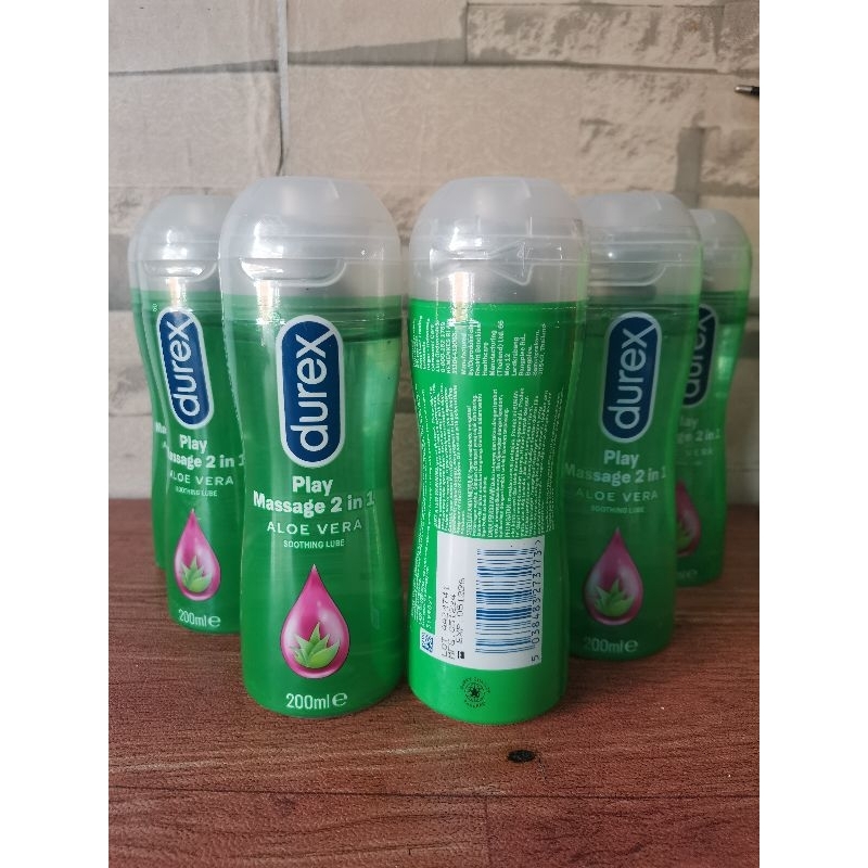 Bintang.Craft Durex Play Massage 2In1 Aloevera 200Ml