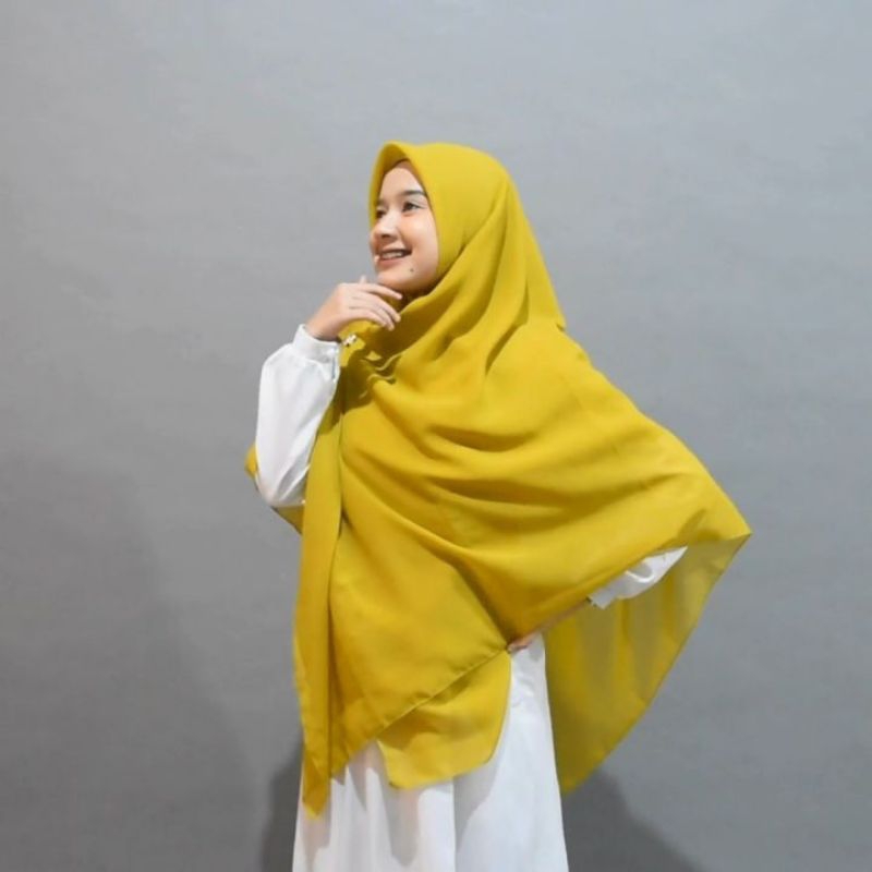 Jilbab segiempat bellasquare jumbo besar/syari 150x150cm