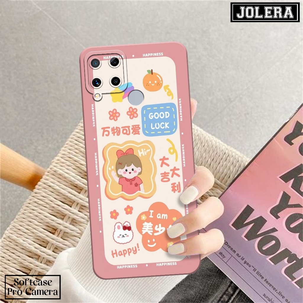 Case Hp REALME C15 - Softcase REALME C15 - Case Hp REALME C15 - Silikon Hp REALME C15 - Motif Cartoo