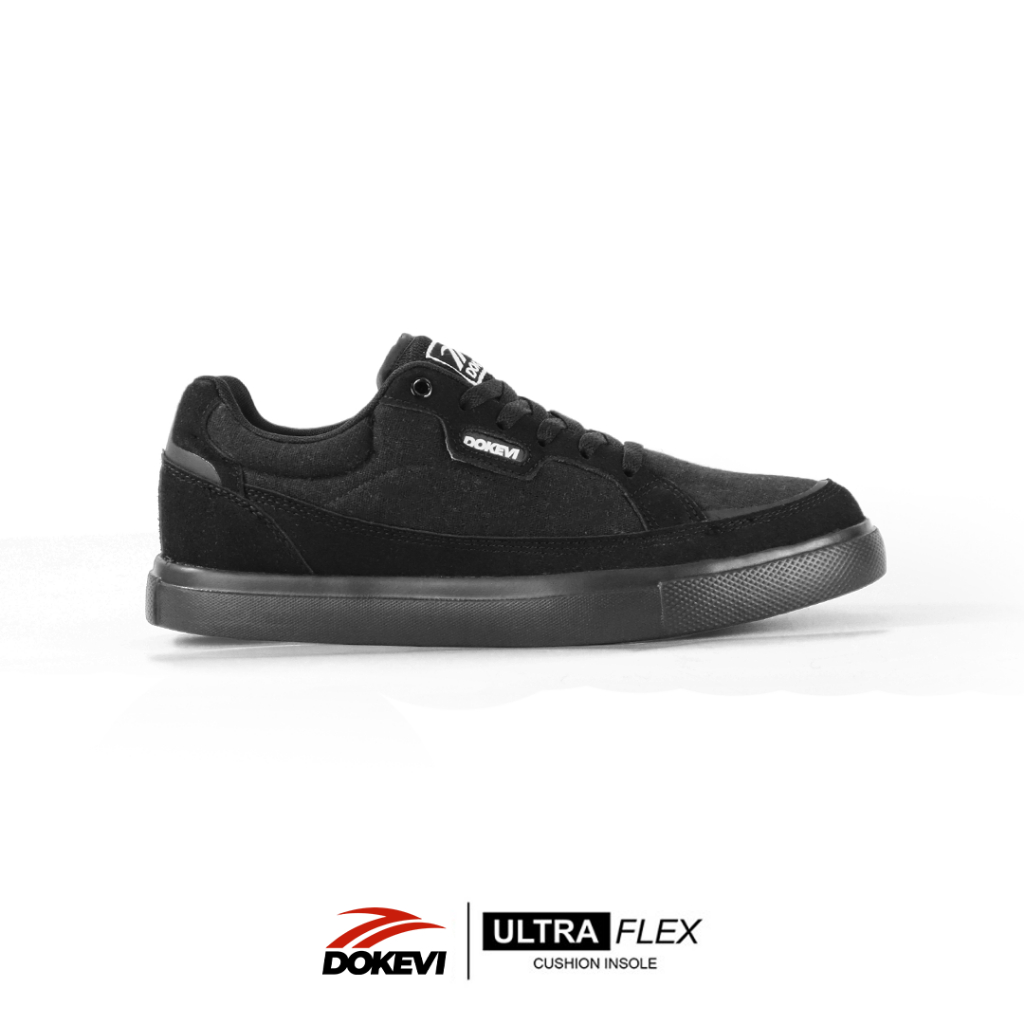DOKEVI - Temwaroo All Black | Sepatu Sneakers | Sepatu Casual
