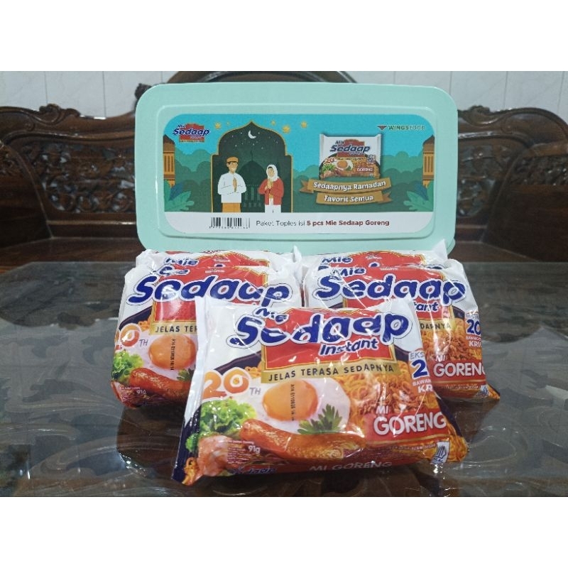 

MIE SEDAP GORENG 90GR 5 BUNGKUS FREE BOX