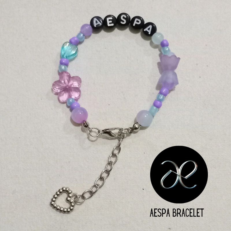 AESPA BRACELET - Gelang Friendship Nama Member AESPA MY