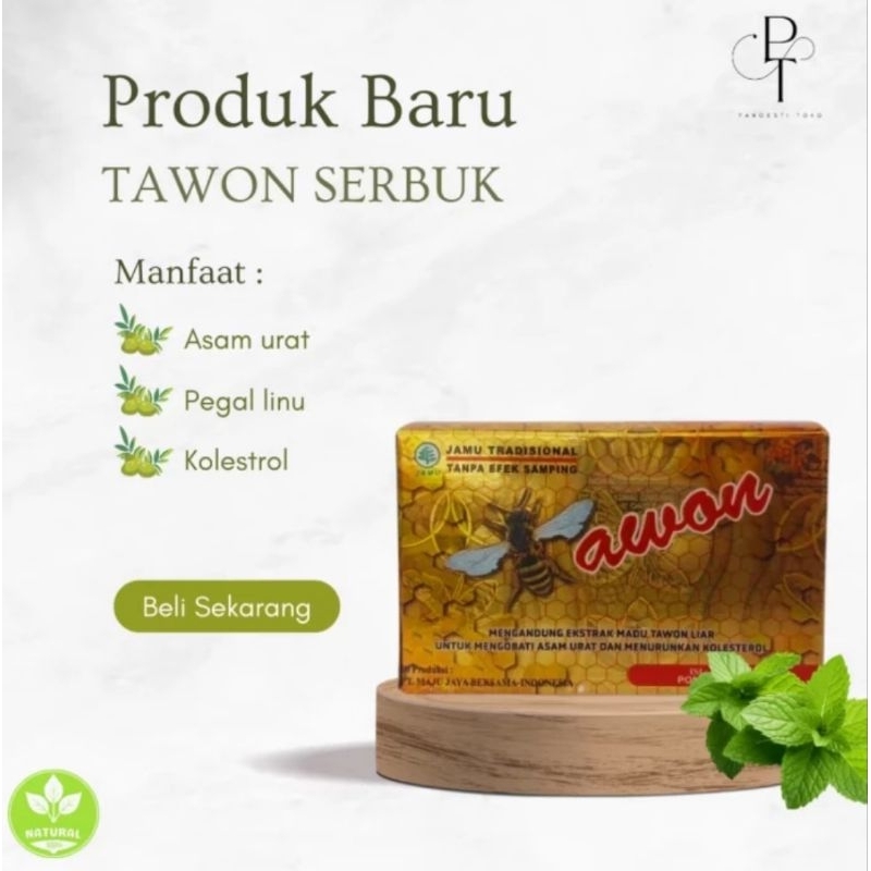 

ASLI TAWON SERBUK Jamu Herbal 1 Box isi 20 Sachet TWS Serbuk