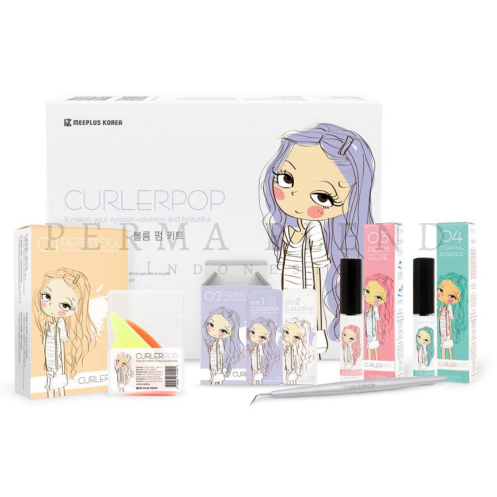 Curler Pop Lash Lifting Kit Korea / Obat Lashlift Korea / Lashlift Perming Kit / Pelentik bulu mata