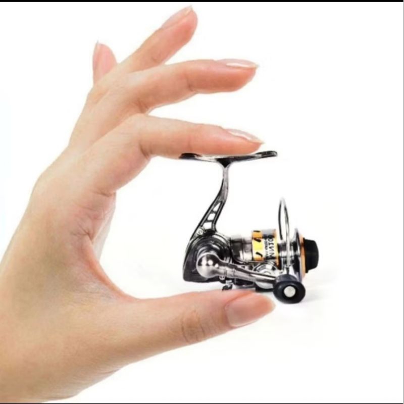 reel mn100 reel pancing mini spinning fishing reel rotor&body metal