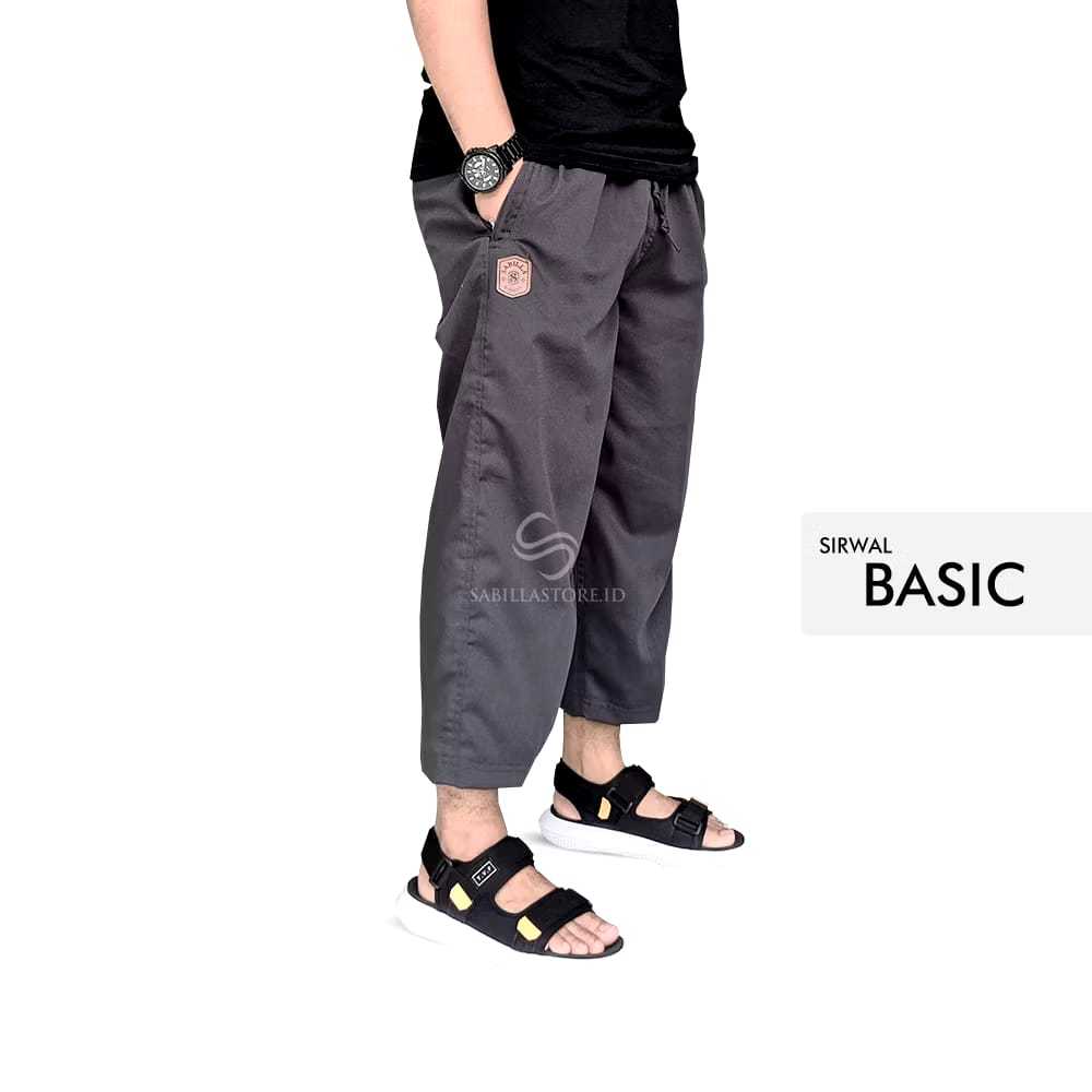 Celana Sirwal Muslim Pria Katun Drill Sirwal Kekinian Sirwal Premium
