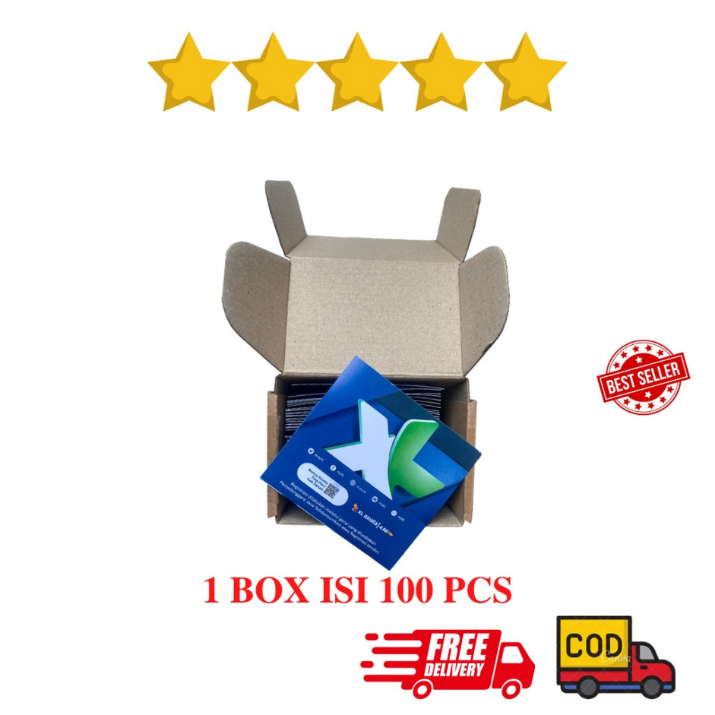 KARTU PERDANA 1 BOX XL ISI 50 PCS