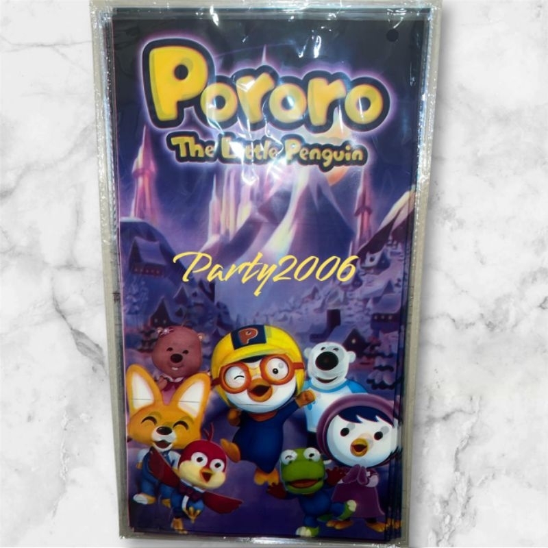 

Plastik Snack Ulang Tahun Pororo isi 10 lmbar / Plastik Karakter / Plastik opp ultah