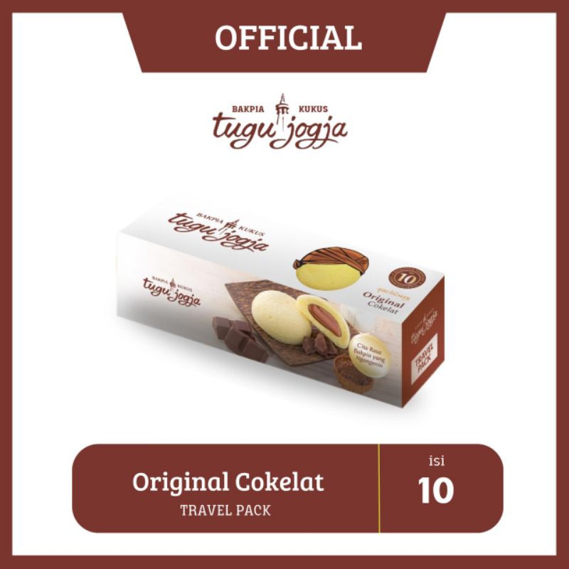 

Bakpia kukus Tugu Jogja isi 10 original coklat