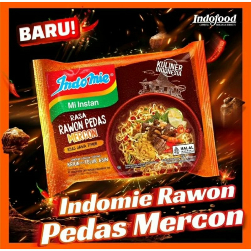 

INDOMIE RAWON PEDAS MERCON