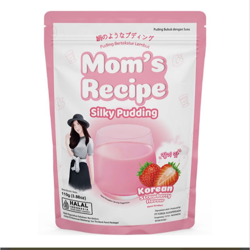 

Mom's Recipe Silky Pudding Korean Strawberry 110 g