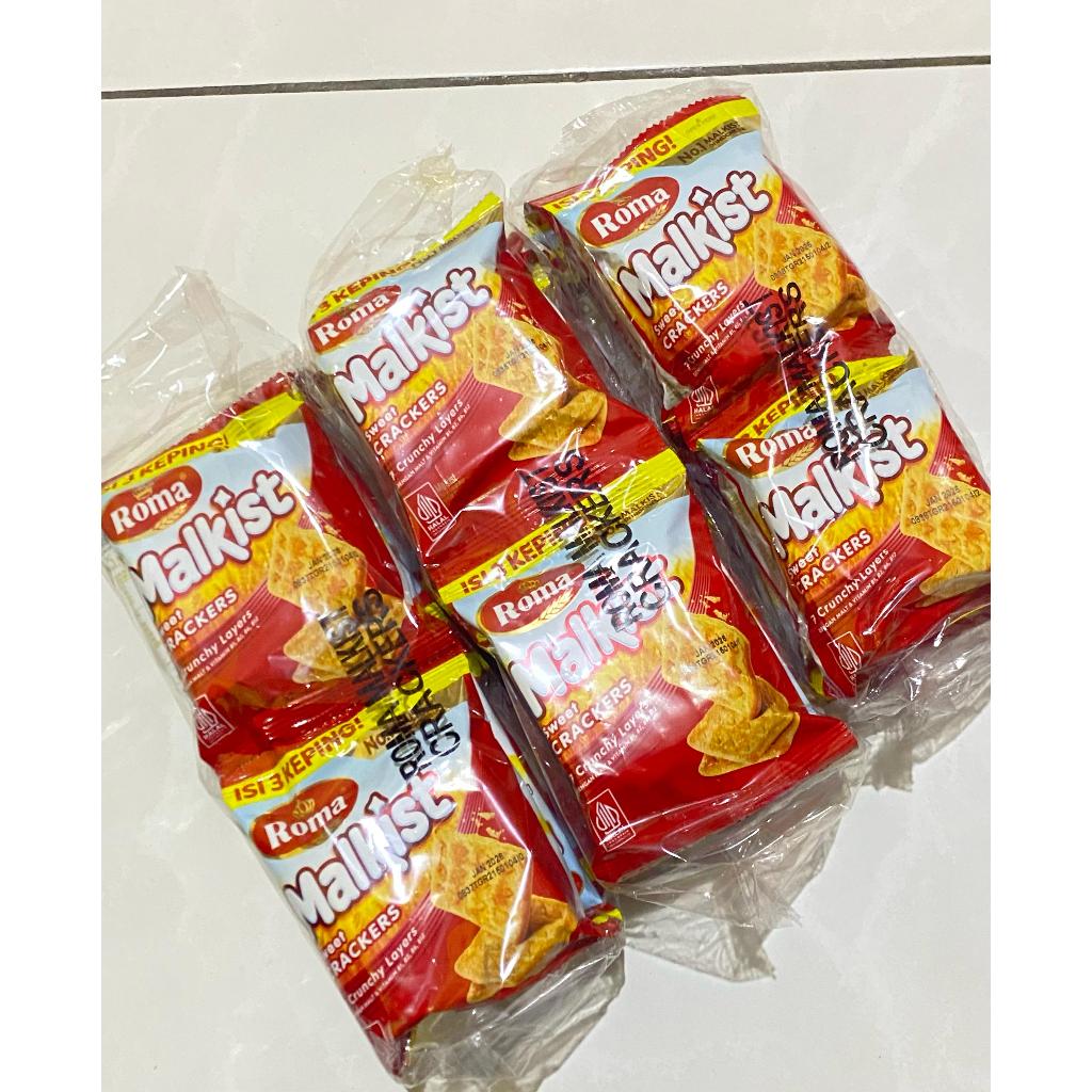 

Roma Malkist Sweet Crackers 1 Renceng Isi 10 Pcs x 21 Gram