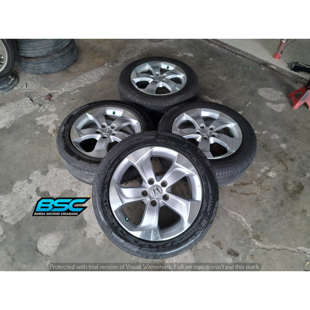 Velg Mobil Second R17 Copotan Ori HRV Pcd 5x114 Ban Ring 17 Buat Innova CRV Accord Civic Odyssey APV