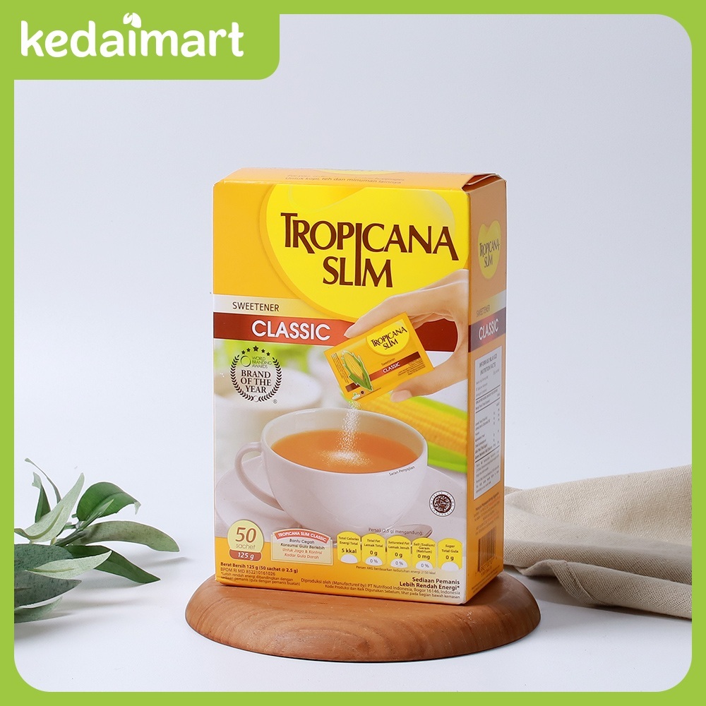 

Tropicana Slim Sweetener Isi 50