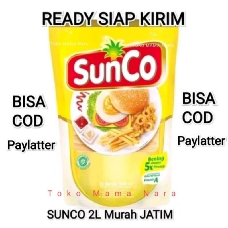 

SPL Minyak Goreng Sunco 2L Promo Murah Ready Siap Kirim Free Bubblewrap dan Kardus