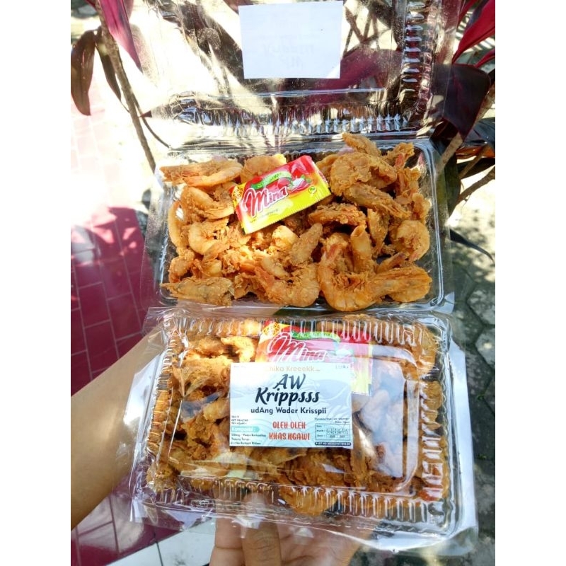 

Camilan Krispi Udang, Krispi Wader, Krispi Usus, Renyah dan Awet