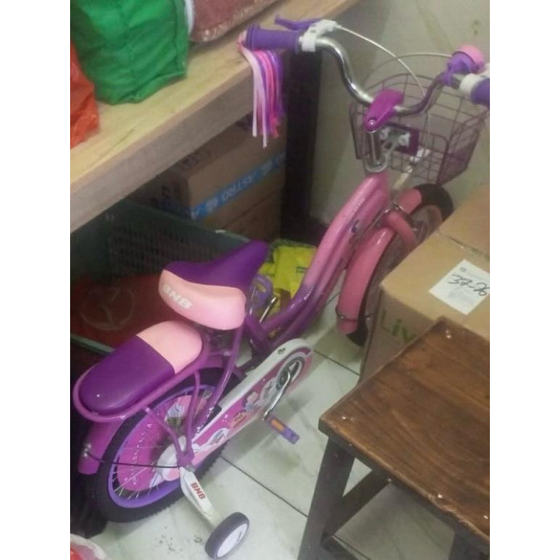 sepeda bnb 16inch pink purple
