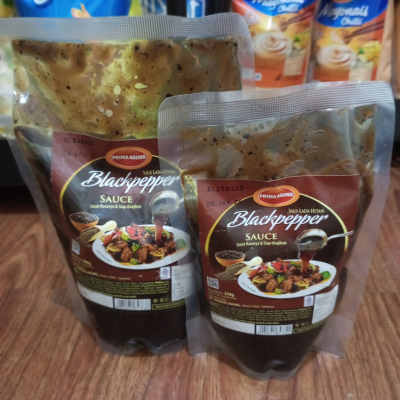 

Saus Blackpaper Prima Agung 250gr, 500gr, 1Kg