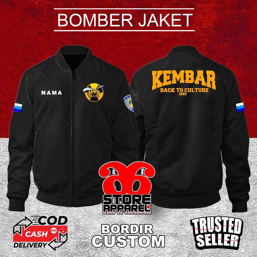 JAKET XTC KEMBAR-XTC INDOONESIA-XTC IPPXI-XTC PMXI-BORDIR CUSTOM DESAIN